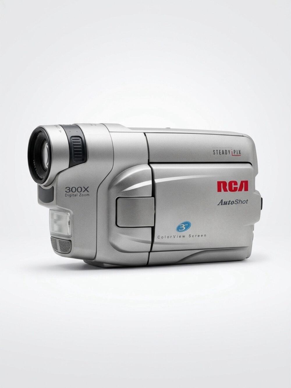 VTG RCA AutoShot Camcorder 300X Digital Zoom 5 Head Video W/ Case & Charger